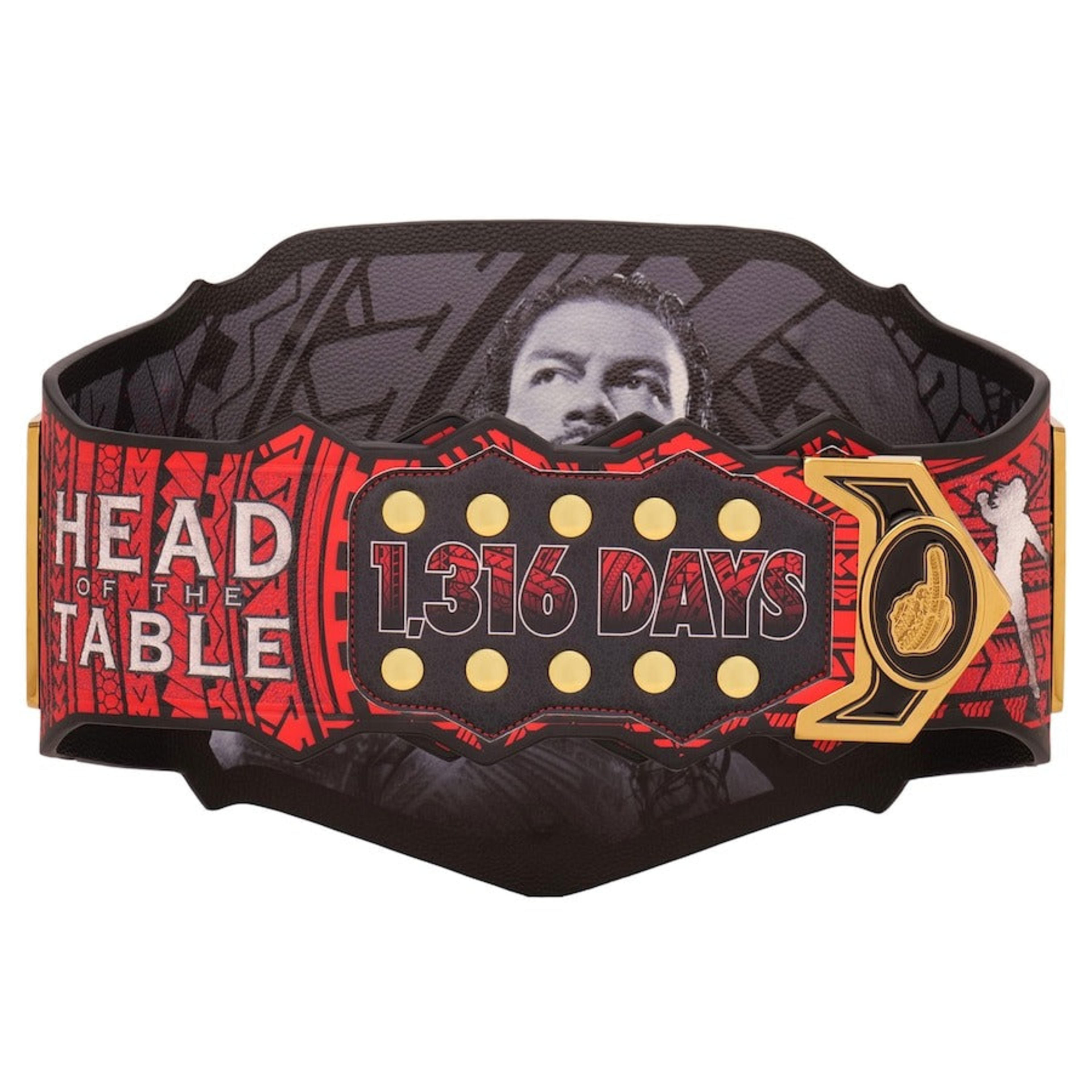 WWE Roman Reigns 1316 Days Signature Series Replica 8mm Belt – Image 4