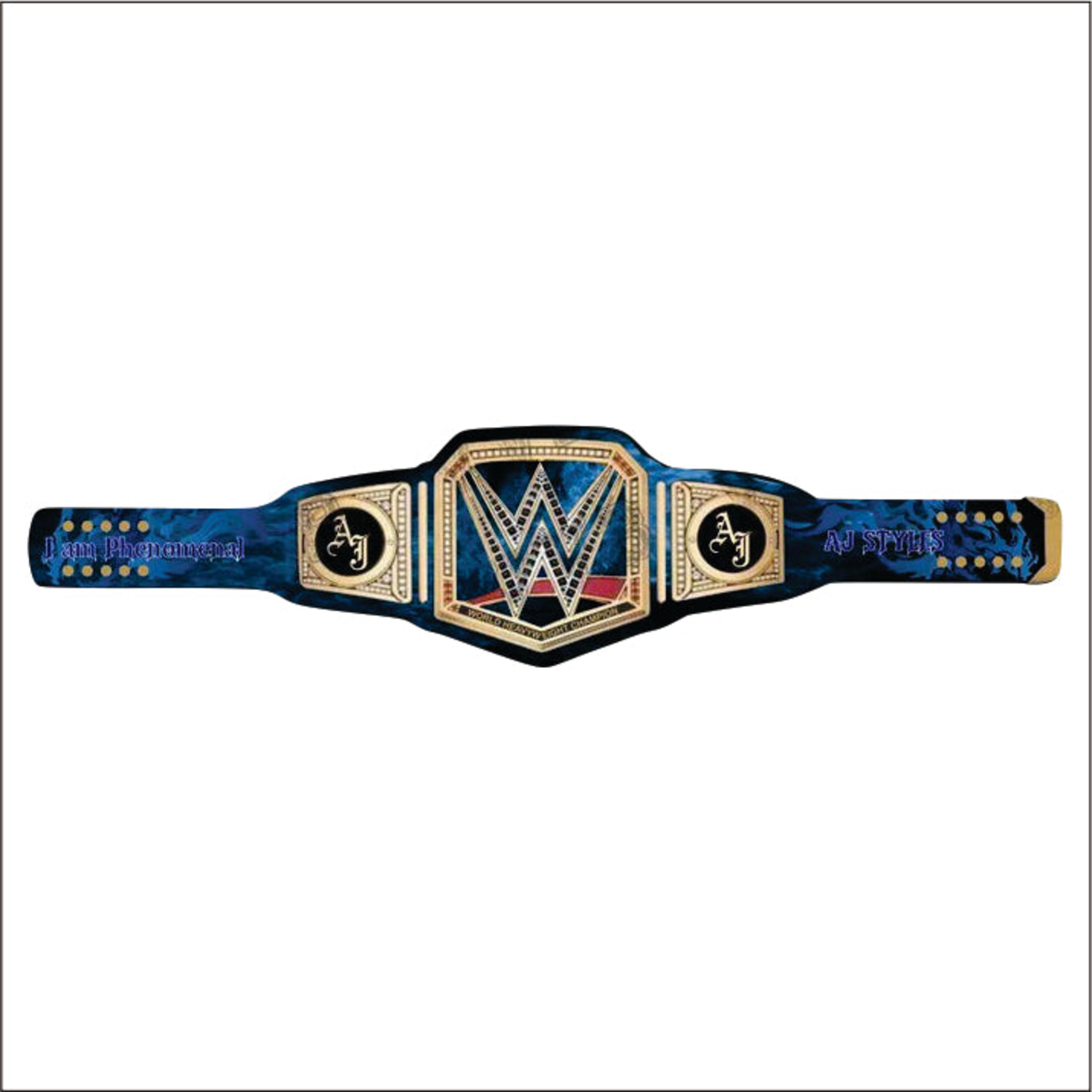 Custom AJ Styles Universal Heavyweight Championship Wrestling Belt – Image 2