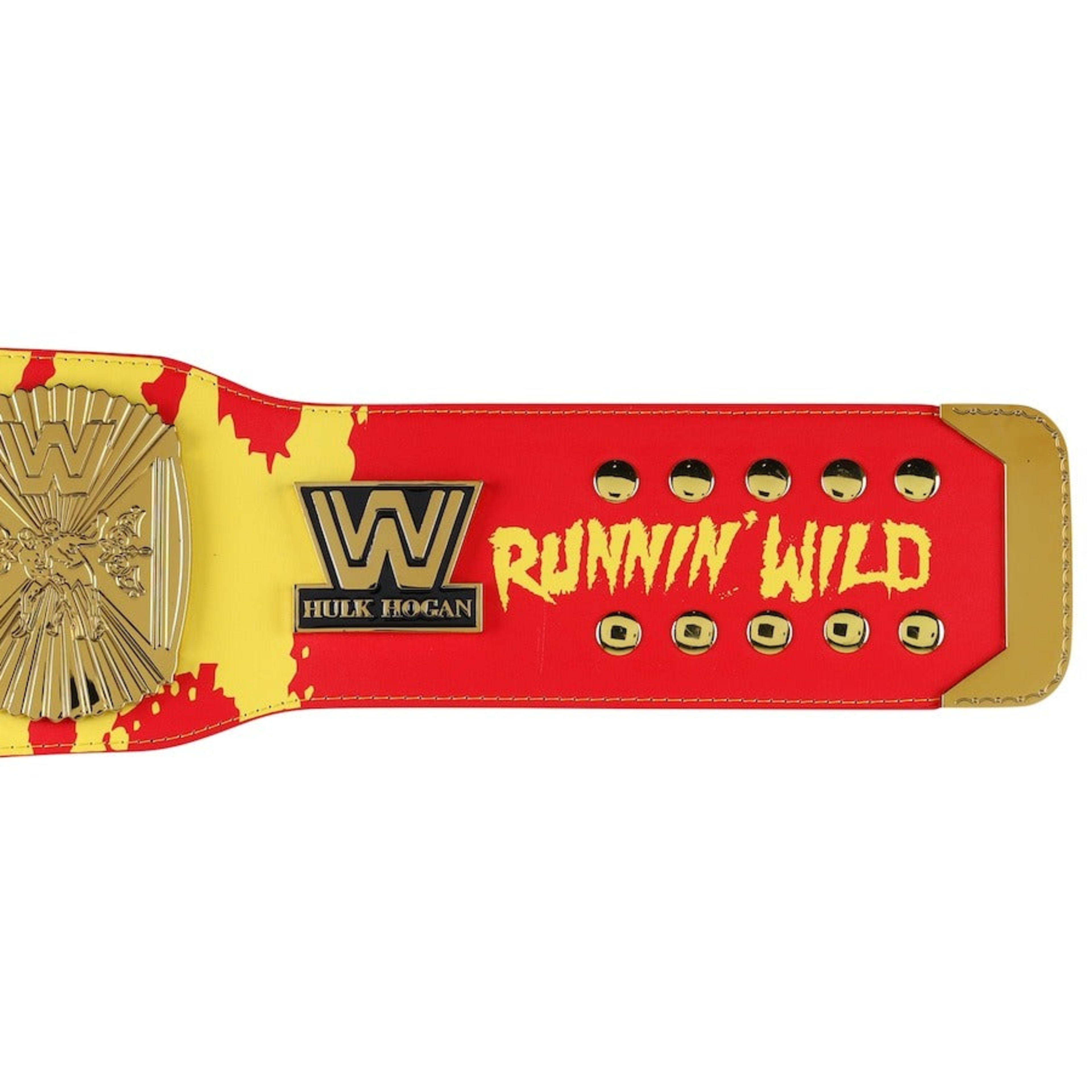 Hulk Hogan WWE Autographed Hogan Signature Series Replica Title Belt – Image 3