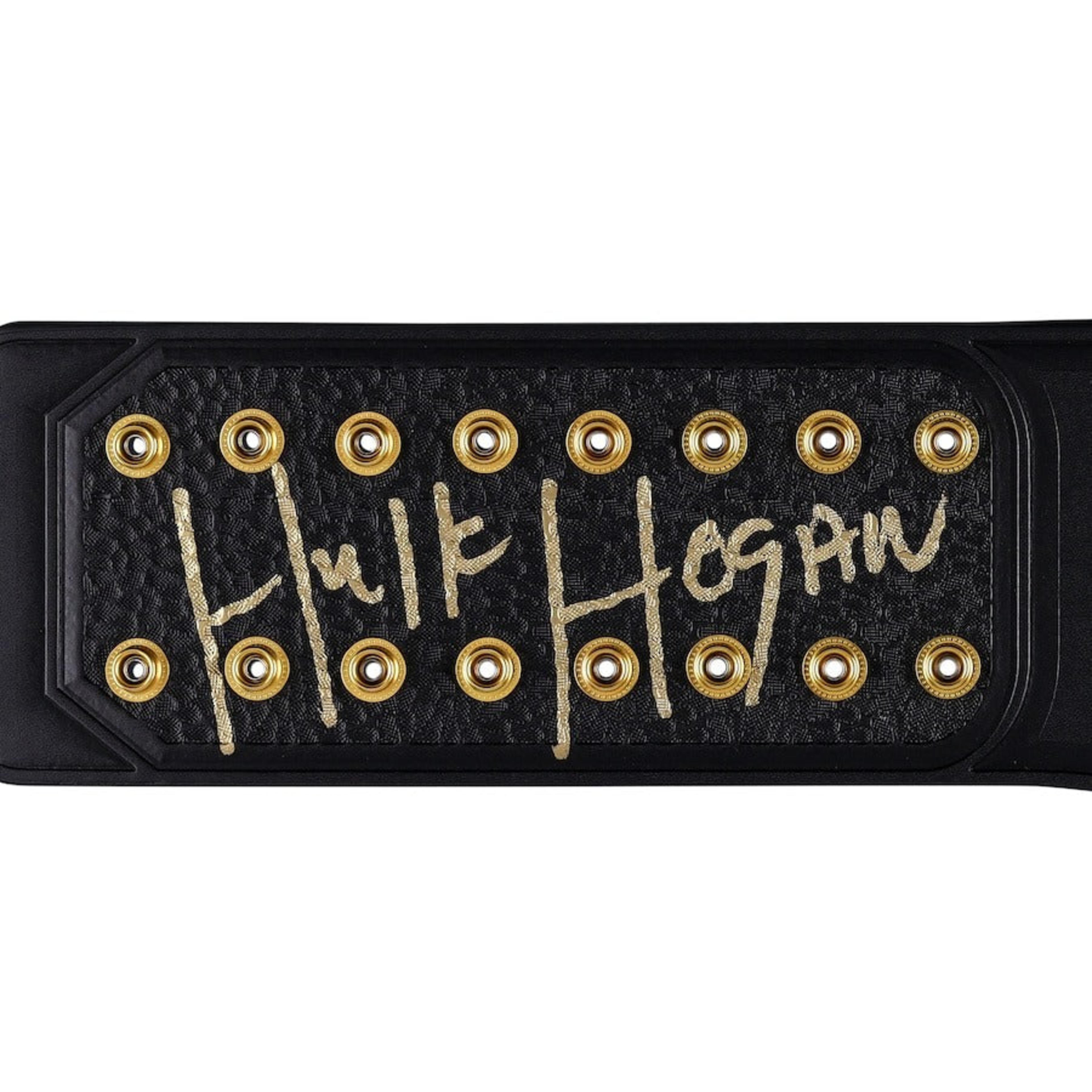Hulk Hogan WWE Autographed Winged Eagle Replica Title Belt – Image 2