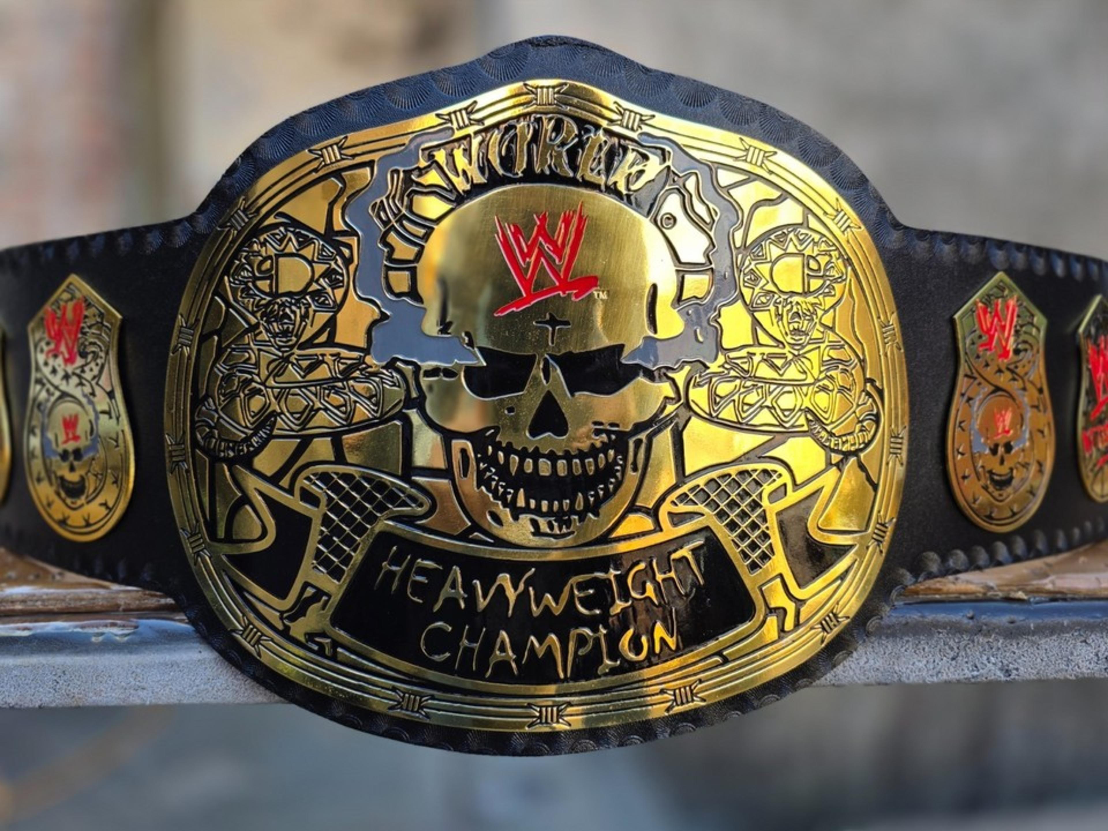 Stone Cold Steve Austin Smoking Skull Championship Replica Title Belt – Image 4
