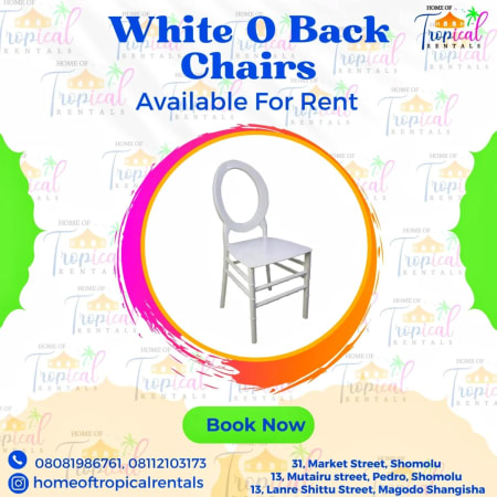 White O-Back Chair