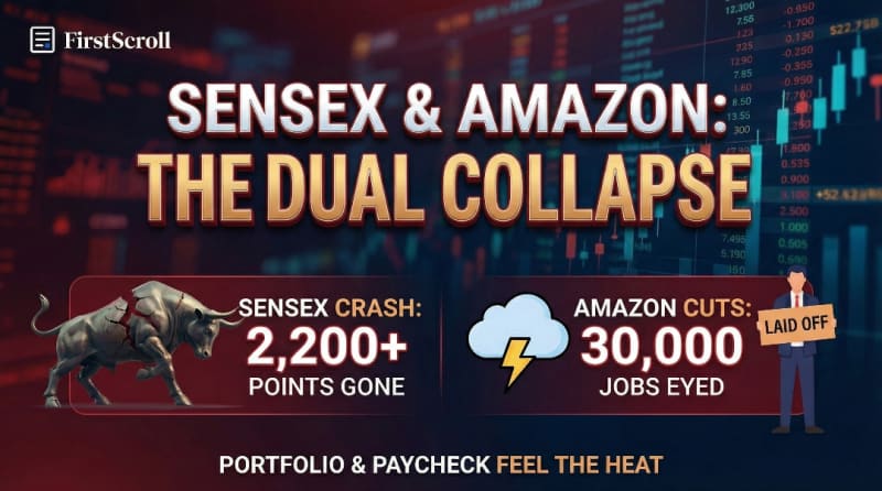 Why the Sensex and Amazon are Both collapsing
