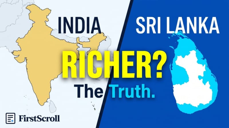Is Sri Lanka really "richer" than India now?