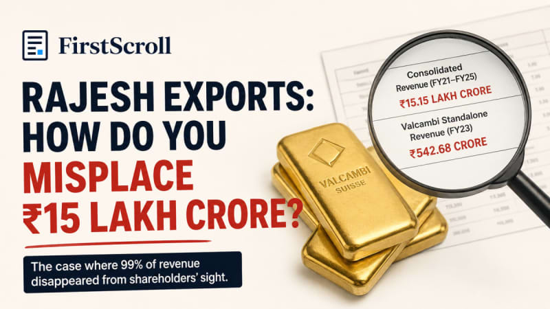 Rajesh Exports: How Do You Misplace ₹15 Lakh Crore?