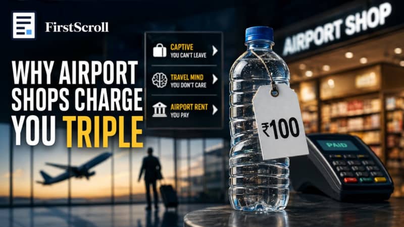Why airport shops charge you triple, and how they get away with it