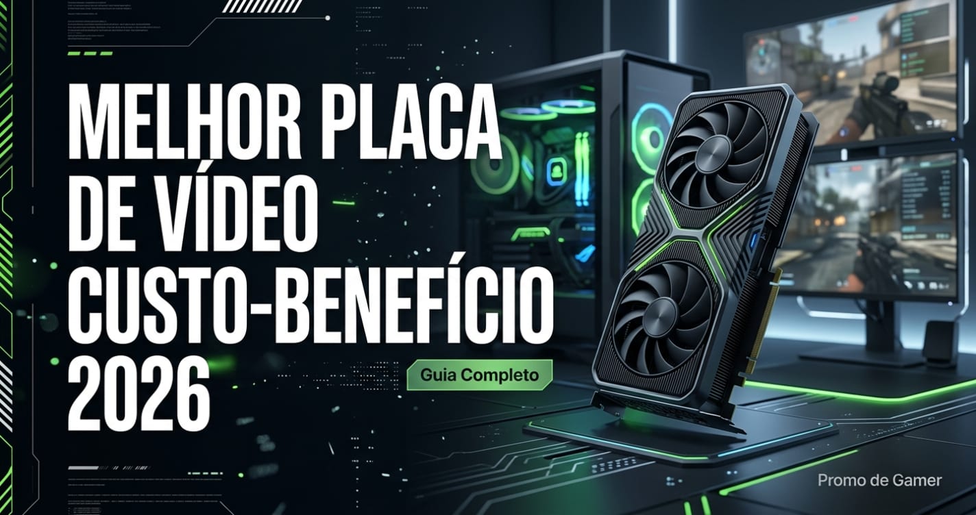 Melhor placa de vídeo custo-benefício 2026
