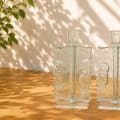 Clear Rectangular Glass Candlesticks - photo 3 of 3