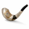 925 Silver-Plated Ram's Horn Shofar - Hoshen Stones - photo 2 of 2