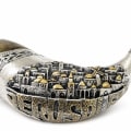 925 Silver-Plated Ram's Horn Shofar - Jerusalem - photo 2 of 3