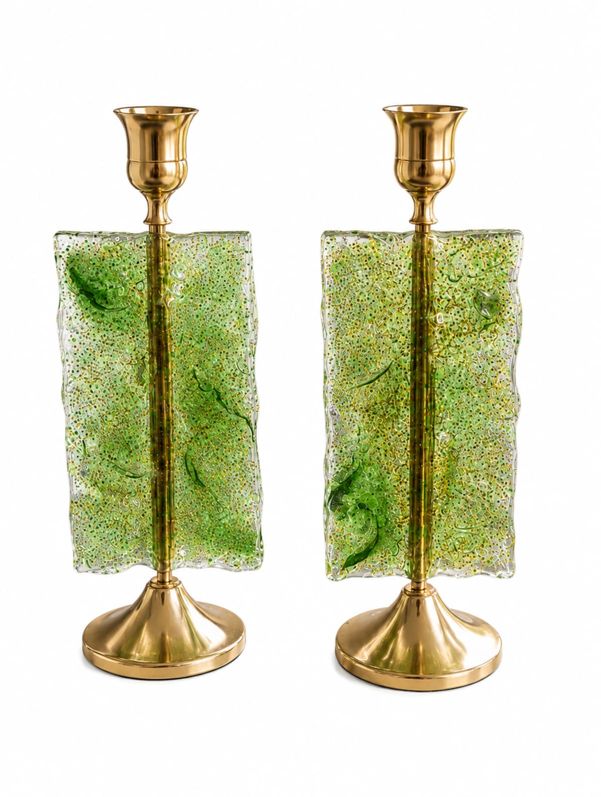 Green Dots Candlesticks