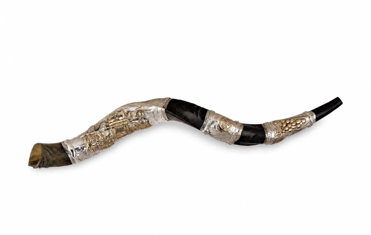 925 Silver-Plated Kudu Shofar - The Holy Ark