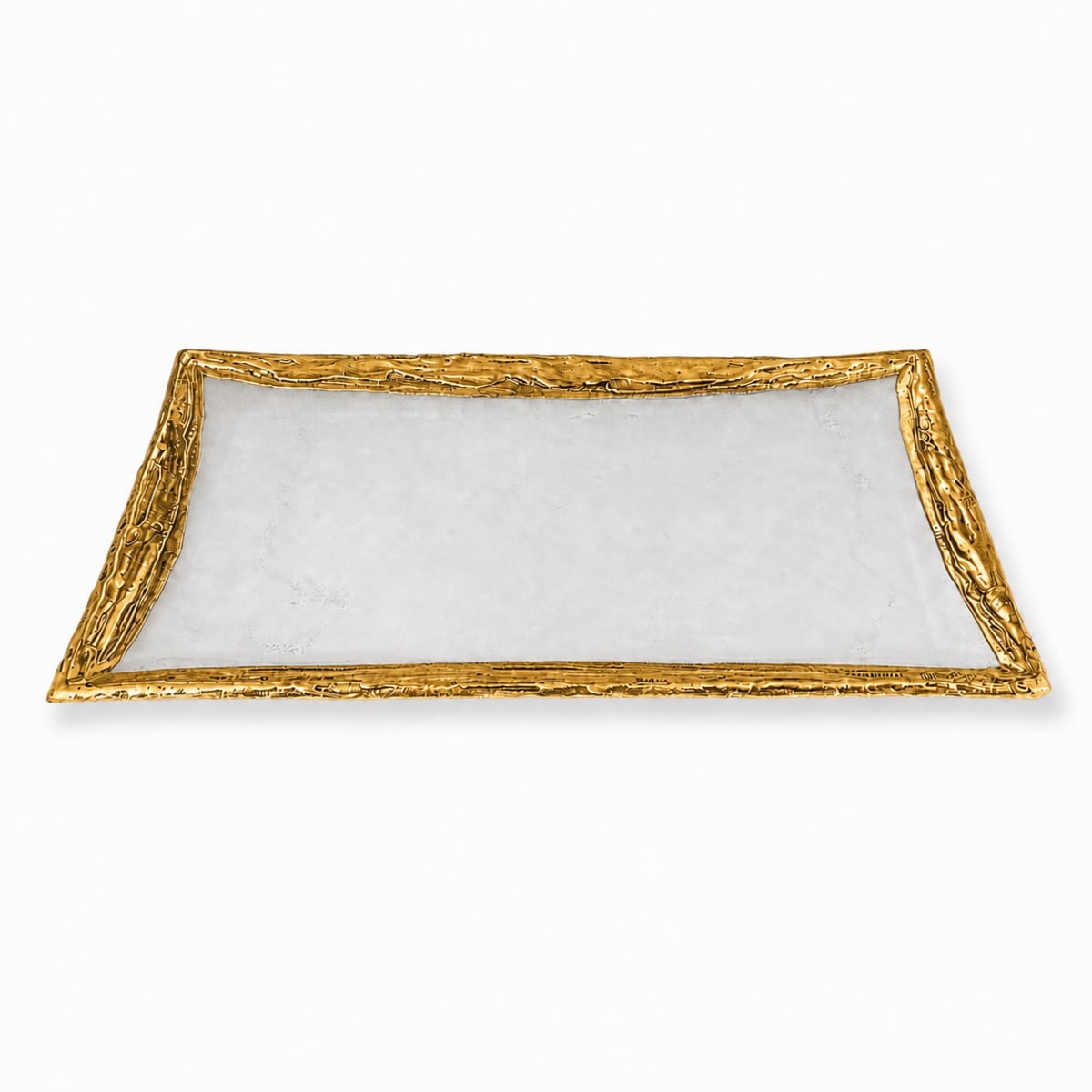 Earth Gold-Plated Glass Tray