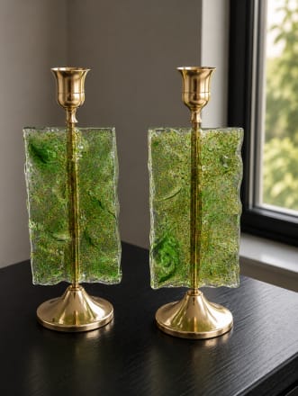 Handmade glass detail