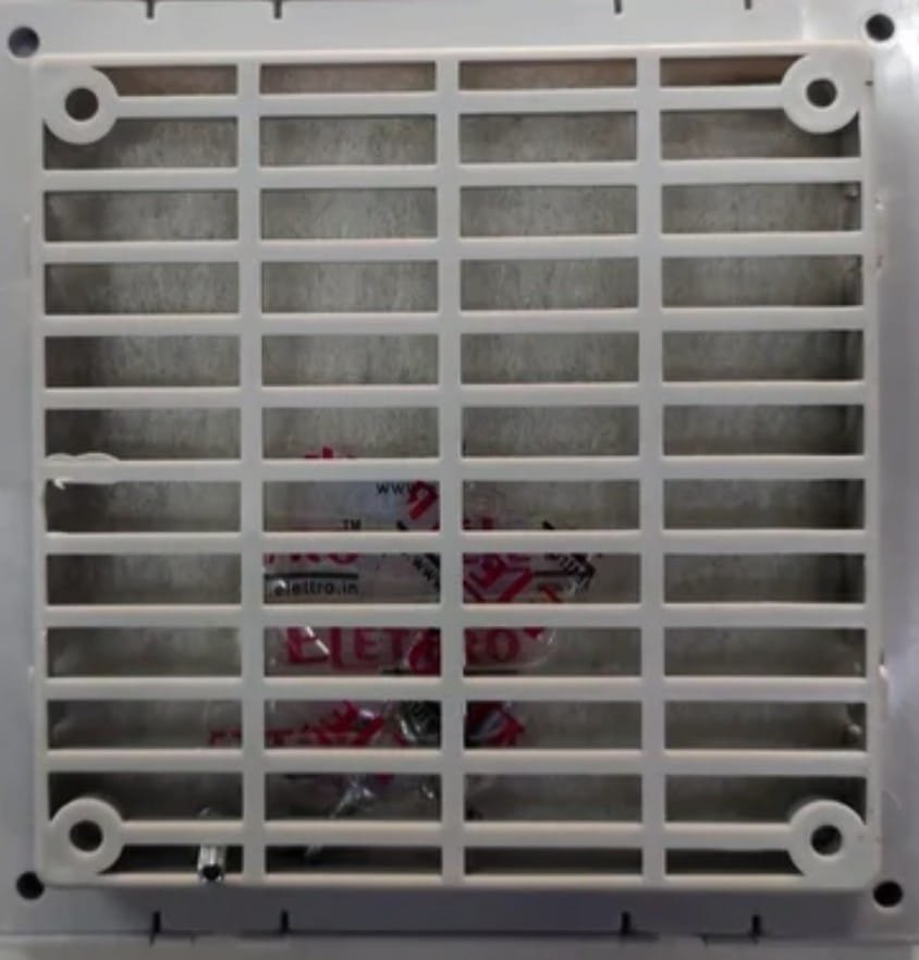 Purchase online ELETTRO ETAV 02 Air Vent Fan Filter 147x147mm square snap fit cooling panel for electrical cabinets