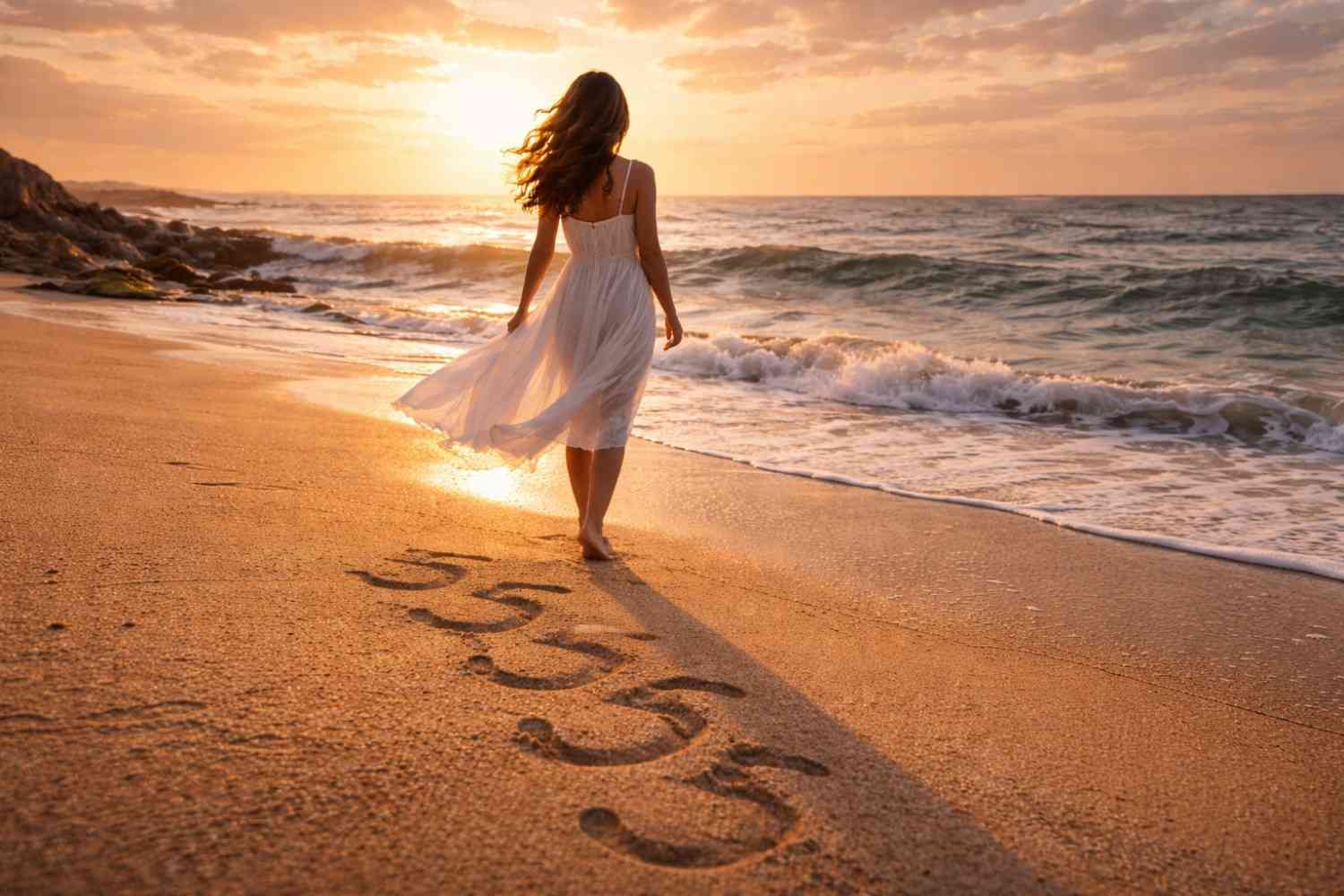 Seeing 5555 repeatedly indicates life transitions and new beginnings