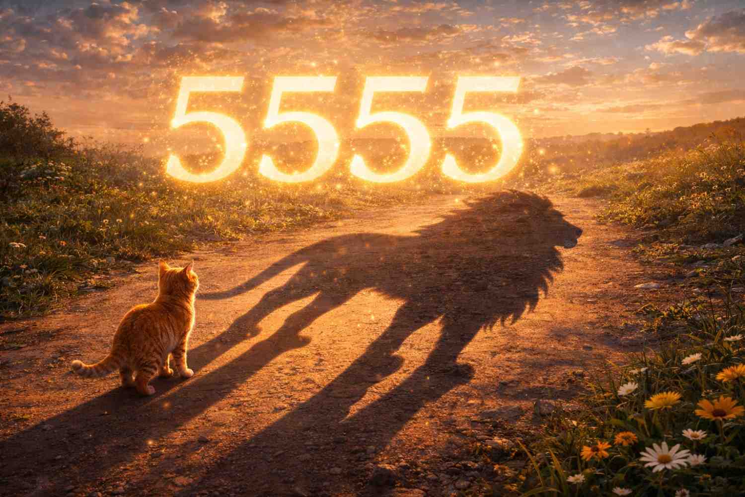Angel number 5555 represents identity shifts, change, and spiritual growth
