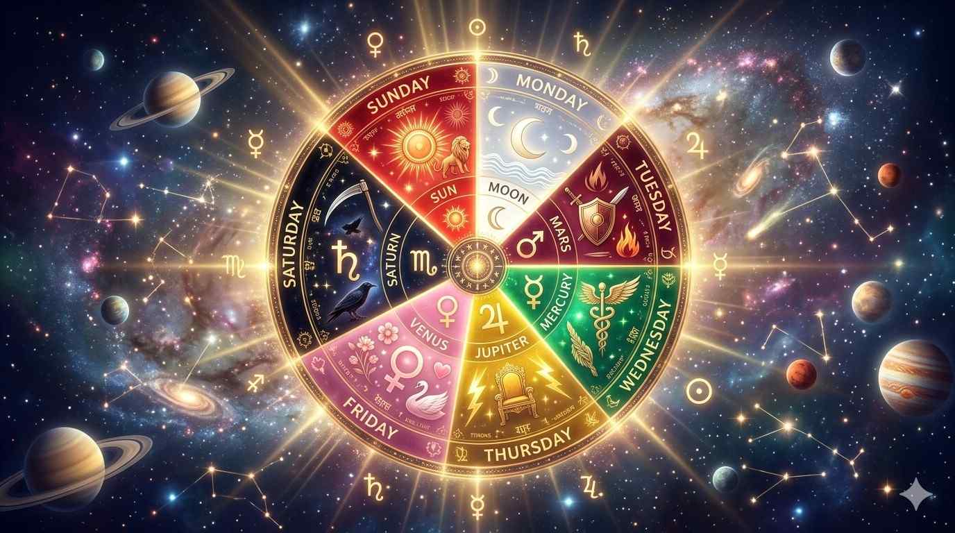 Daily lucky colour as per Vedic astrology planets