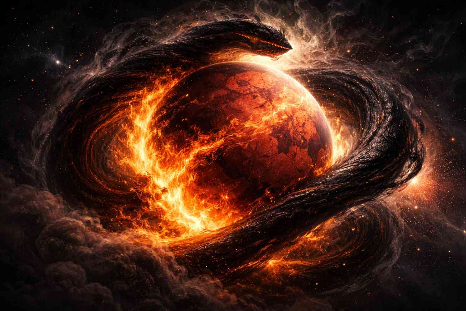 Rahu and Mars conjunction in birth chart meaning