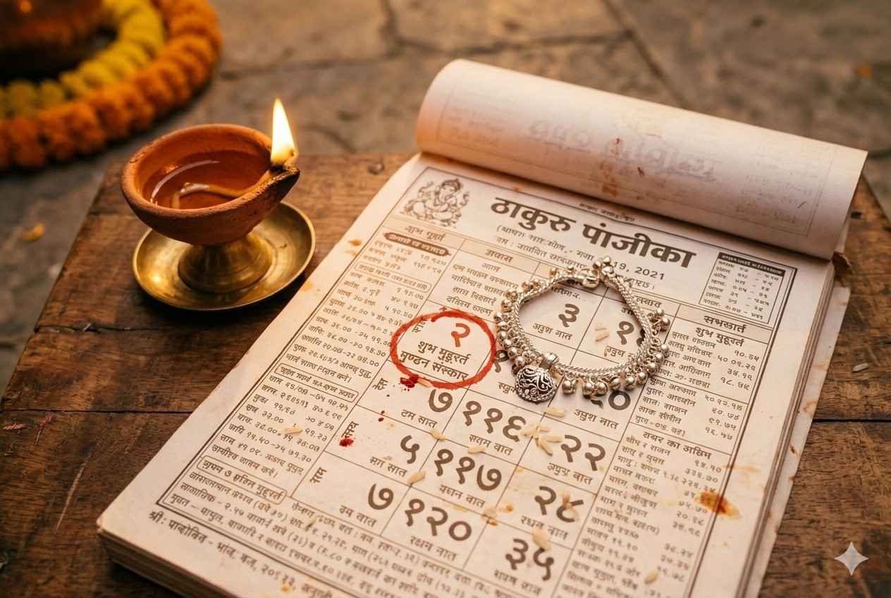 child mundan sanskar temple hair ritual
