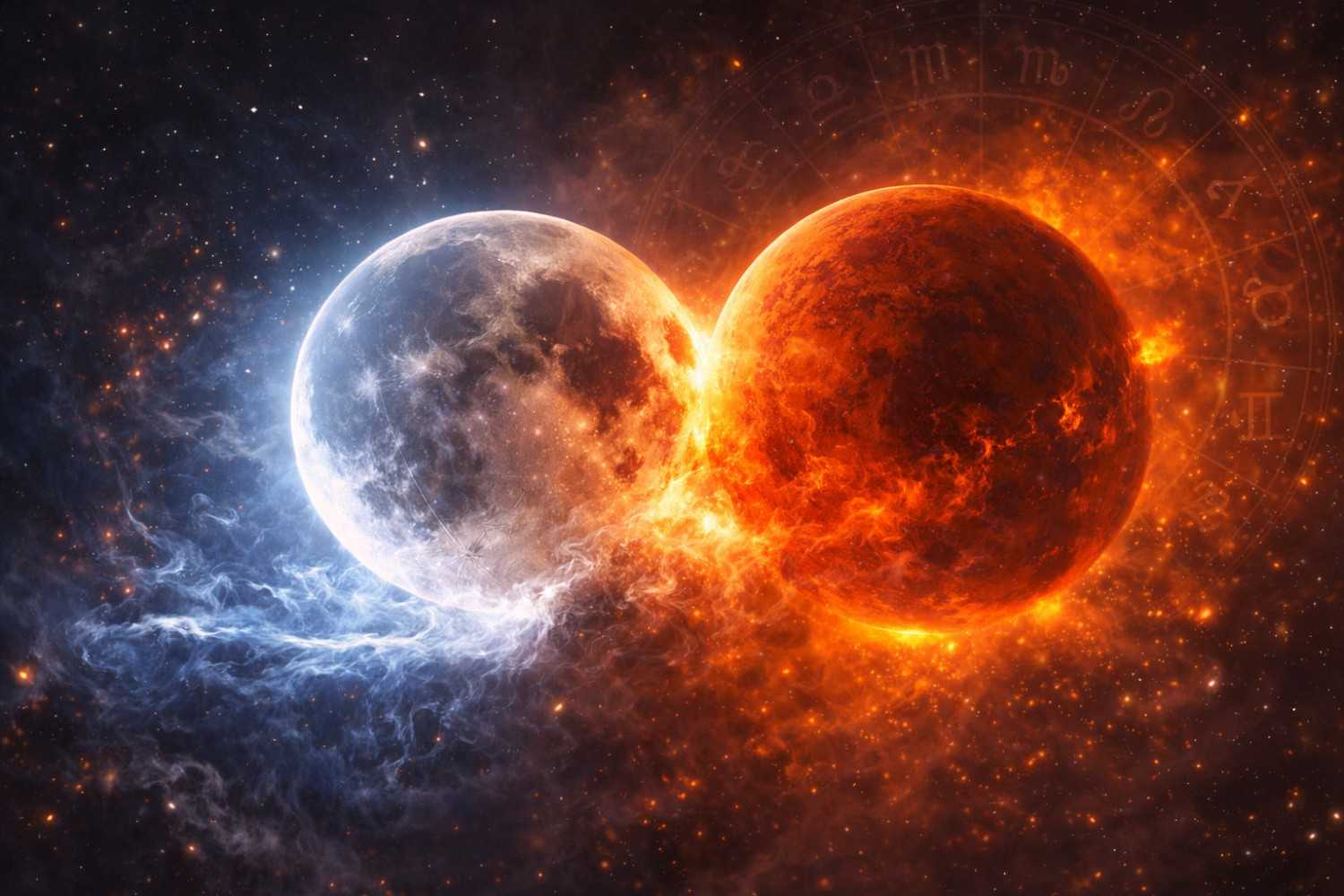 moon mars combination house wise effects