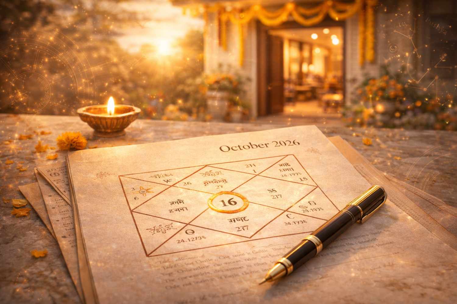 auspicious nakshatras october 2026 muhurat