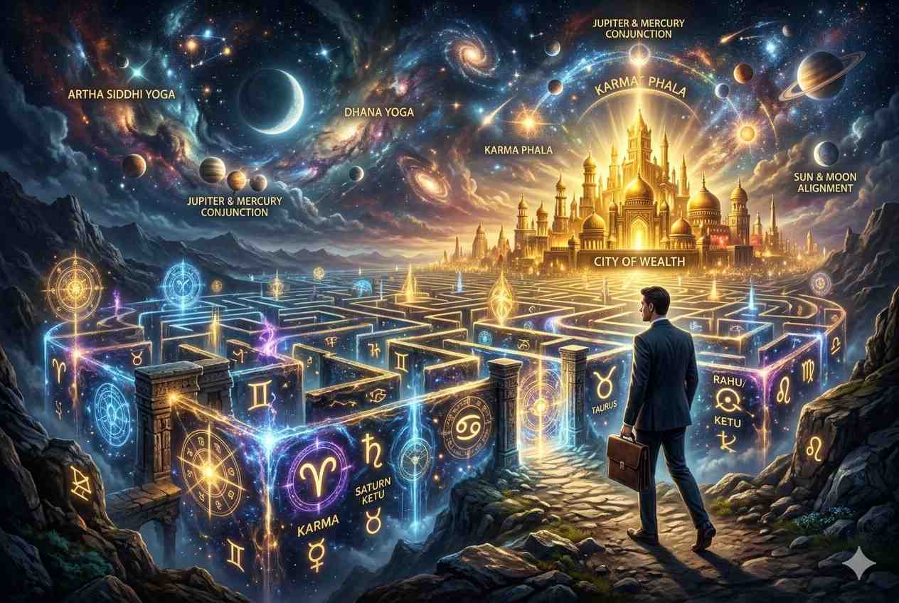 dhan yoga for business wealth astrology