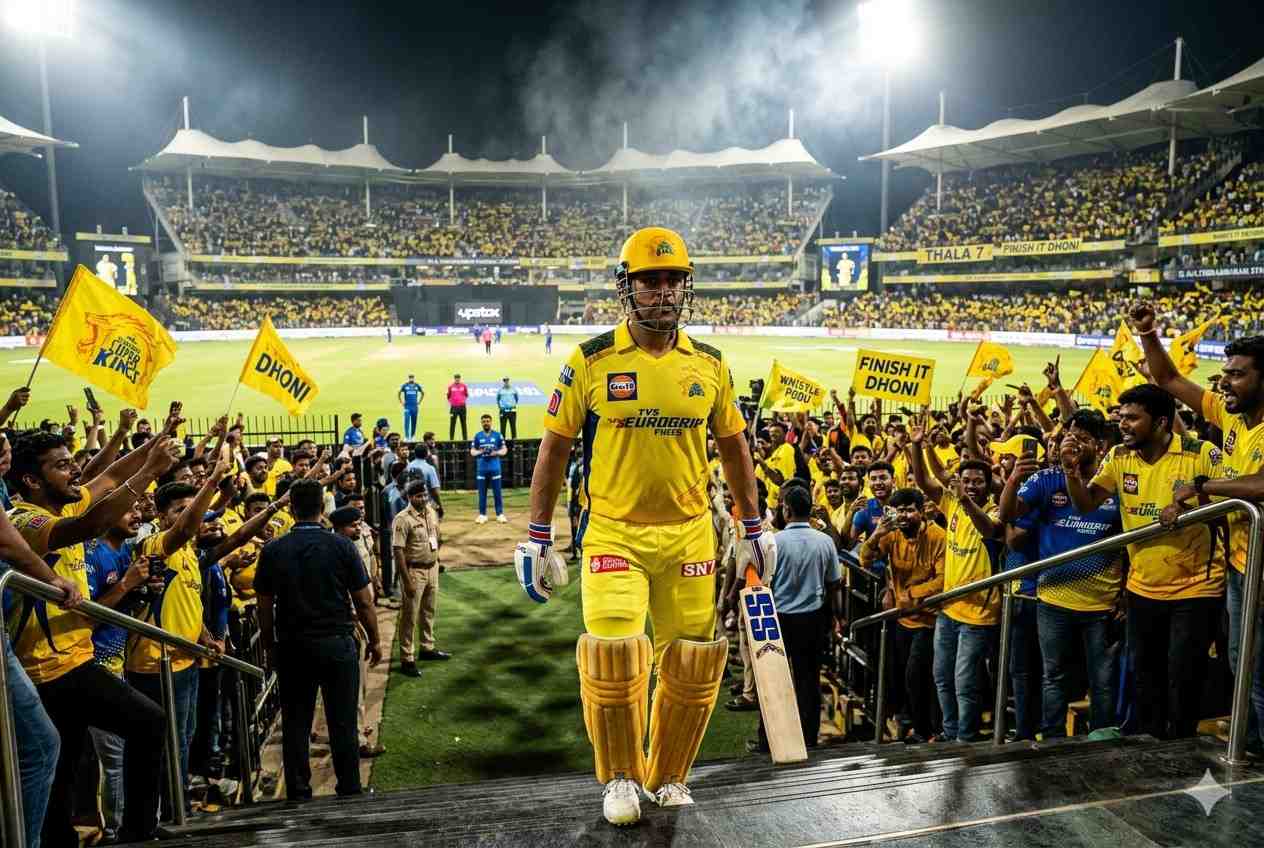 csk team energy dhoni leadership aura