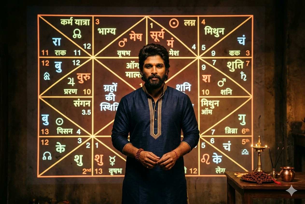 allu arjun horoscope birth chart zodiac analysis