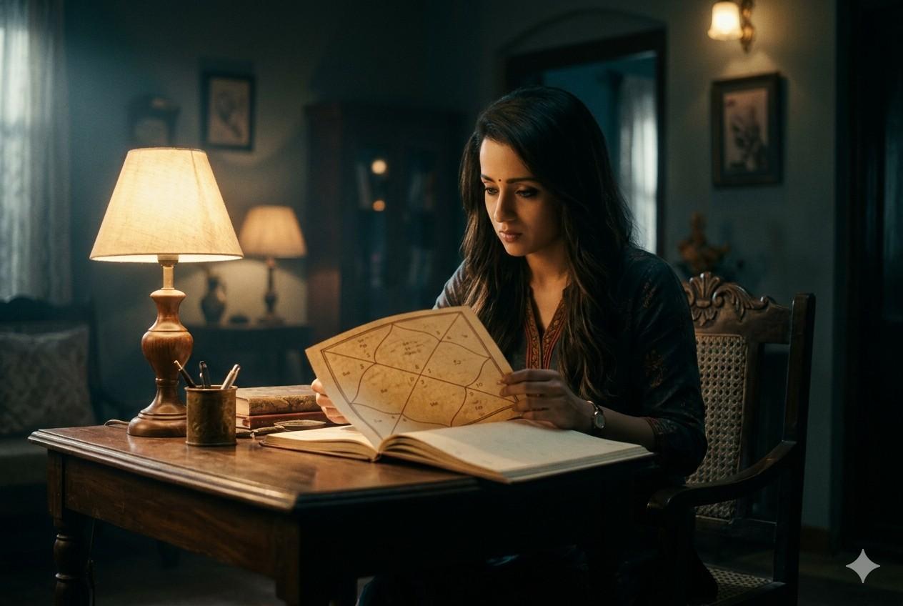 trisha krishnan birth chart planetary positions