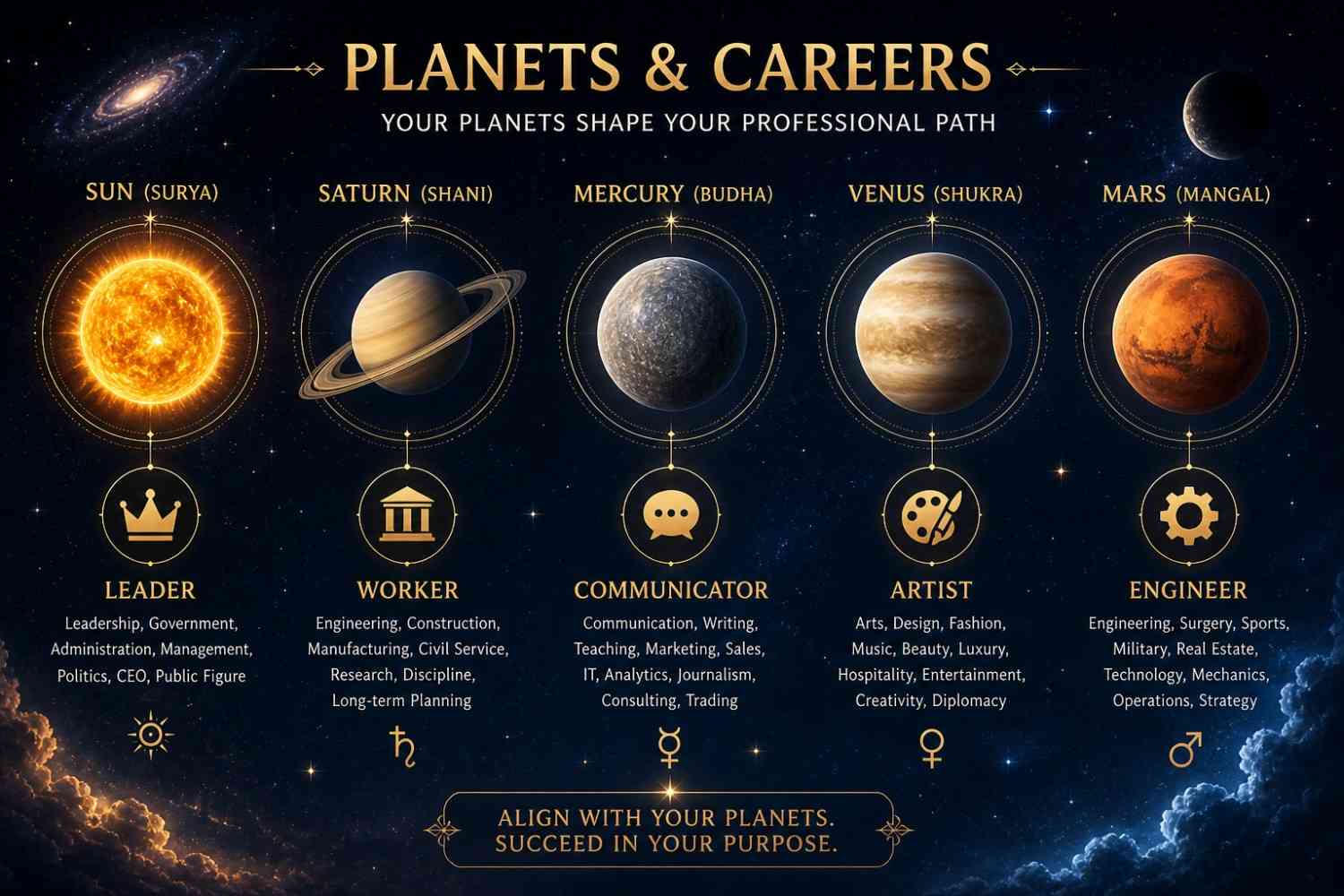 vedic astrology career path birth chart guide