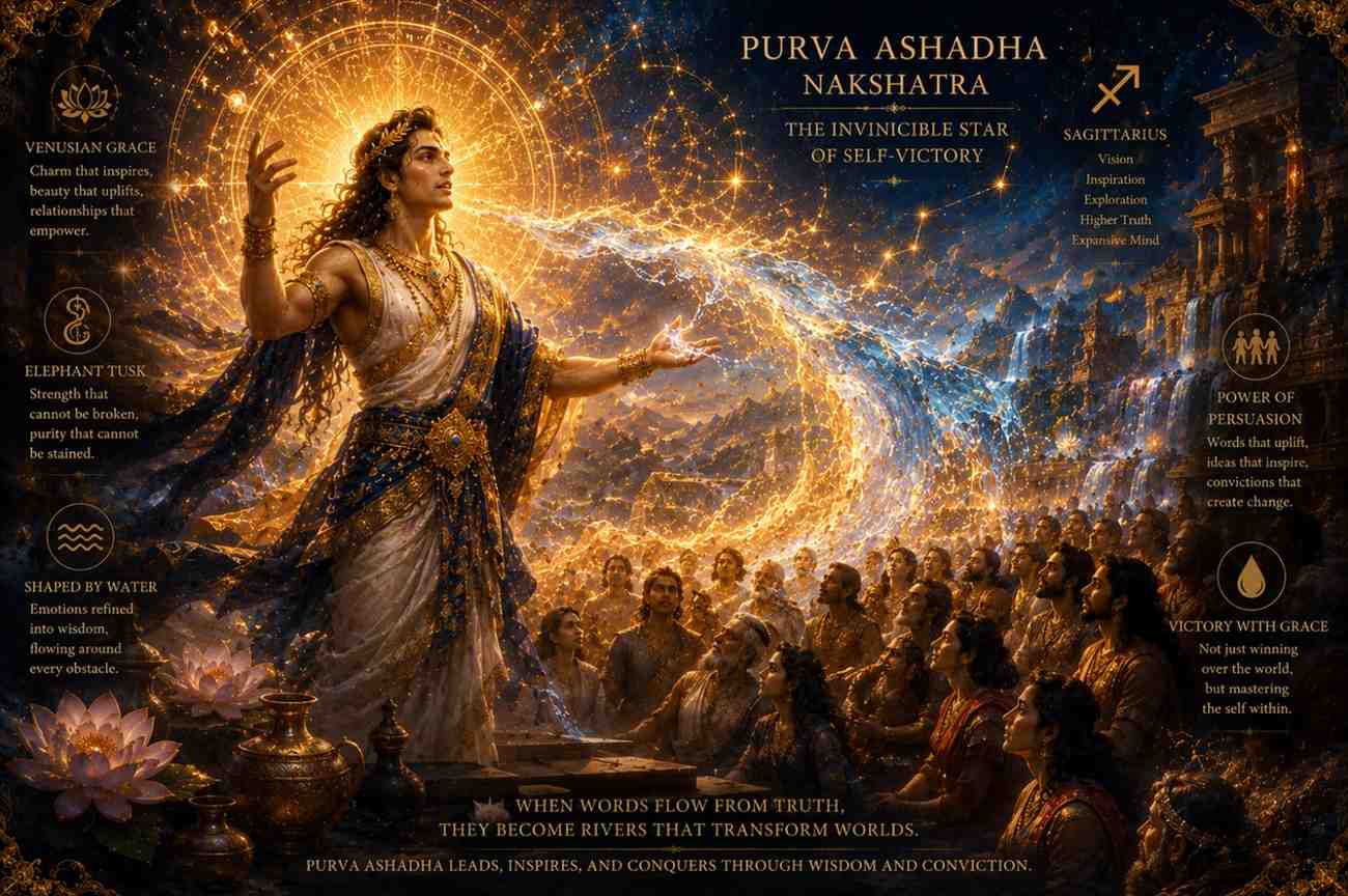 purva ashadha nakshatra love and career