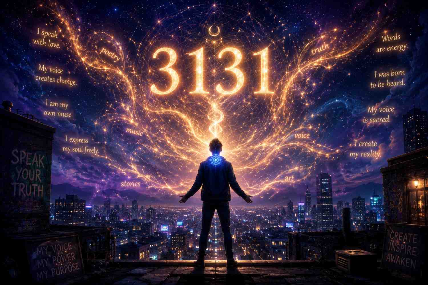 3131 angel number creative expression energy
