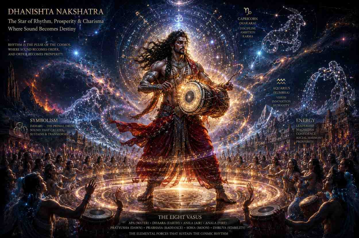Dhanishta Nakshatra: Personality, Career, Love and Compatibility