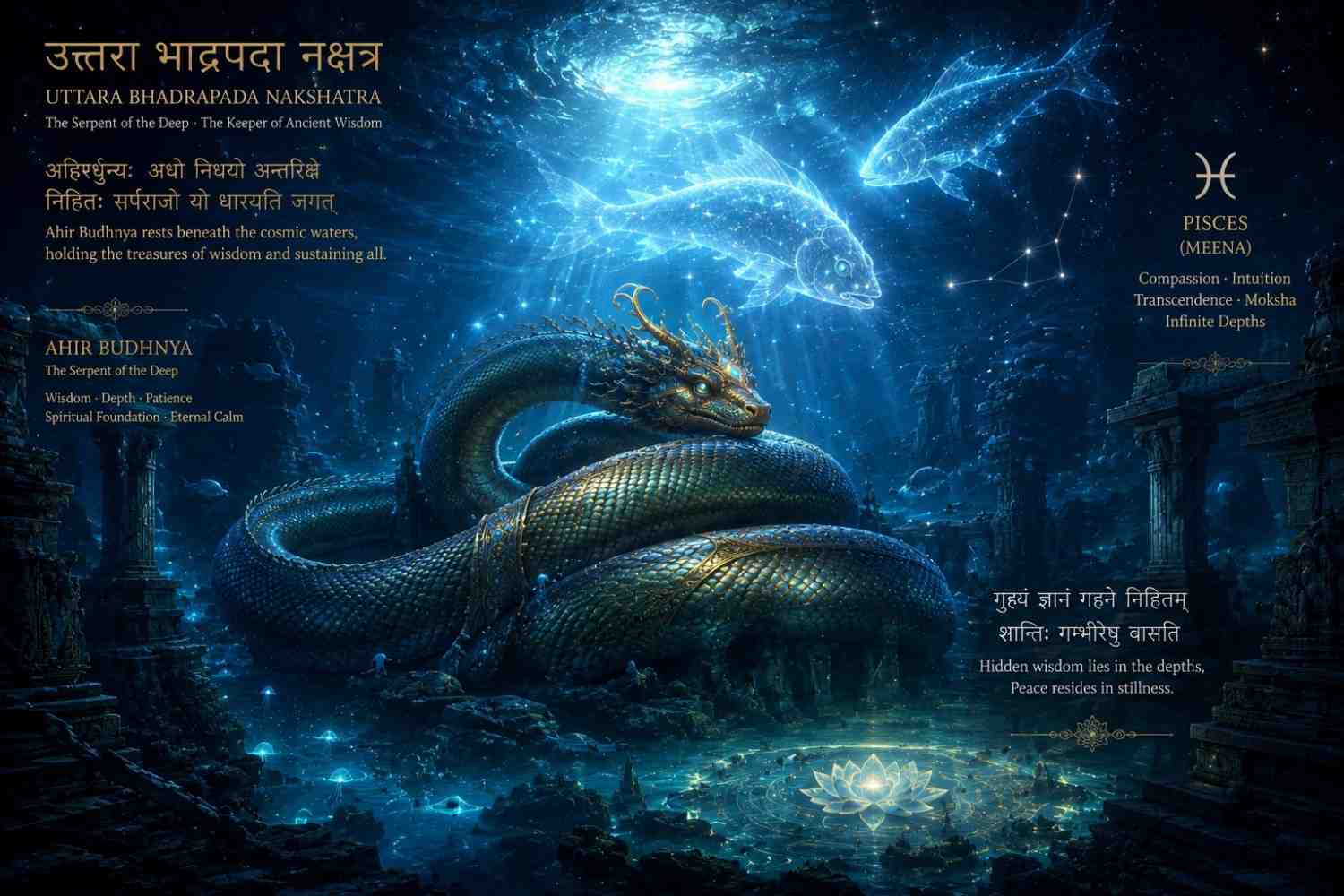 Uttara Bhadrapada Saturn ruled Pisces guide