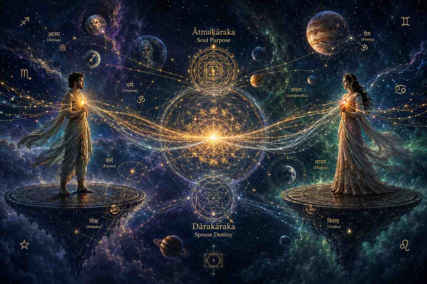Atmakaraka Darakaraka marriage compatibility meanings