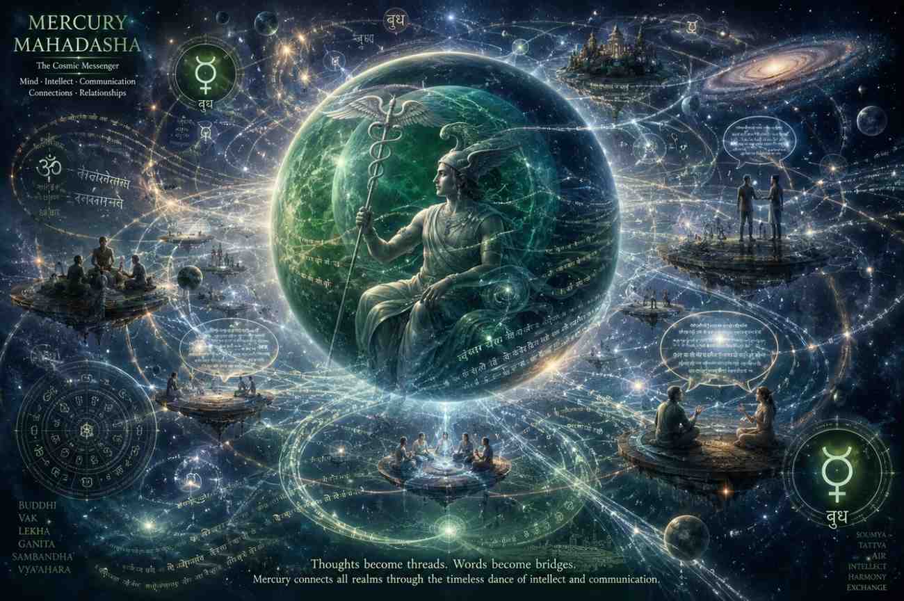 Mercury Mahadasha career growth and success