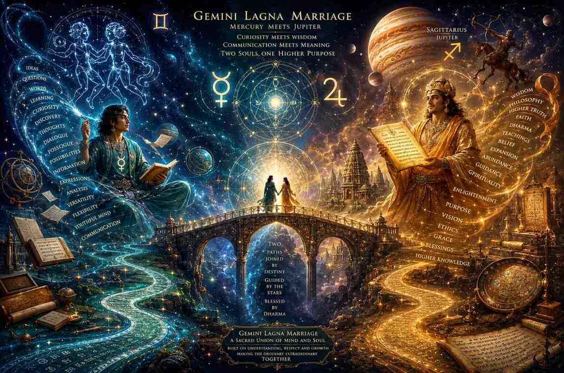 Gemini Lagna spouse traits and destiny