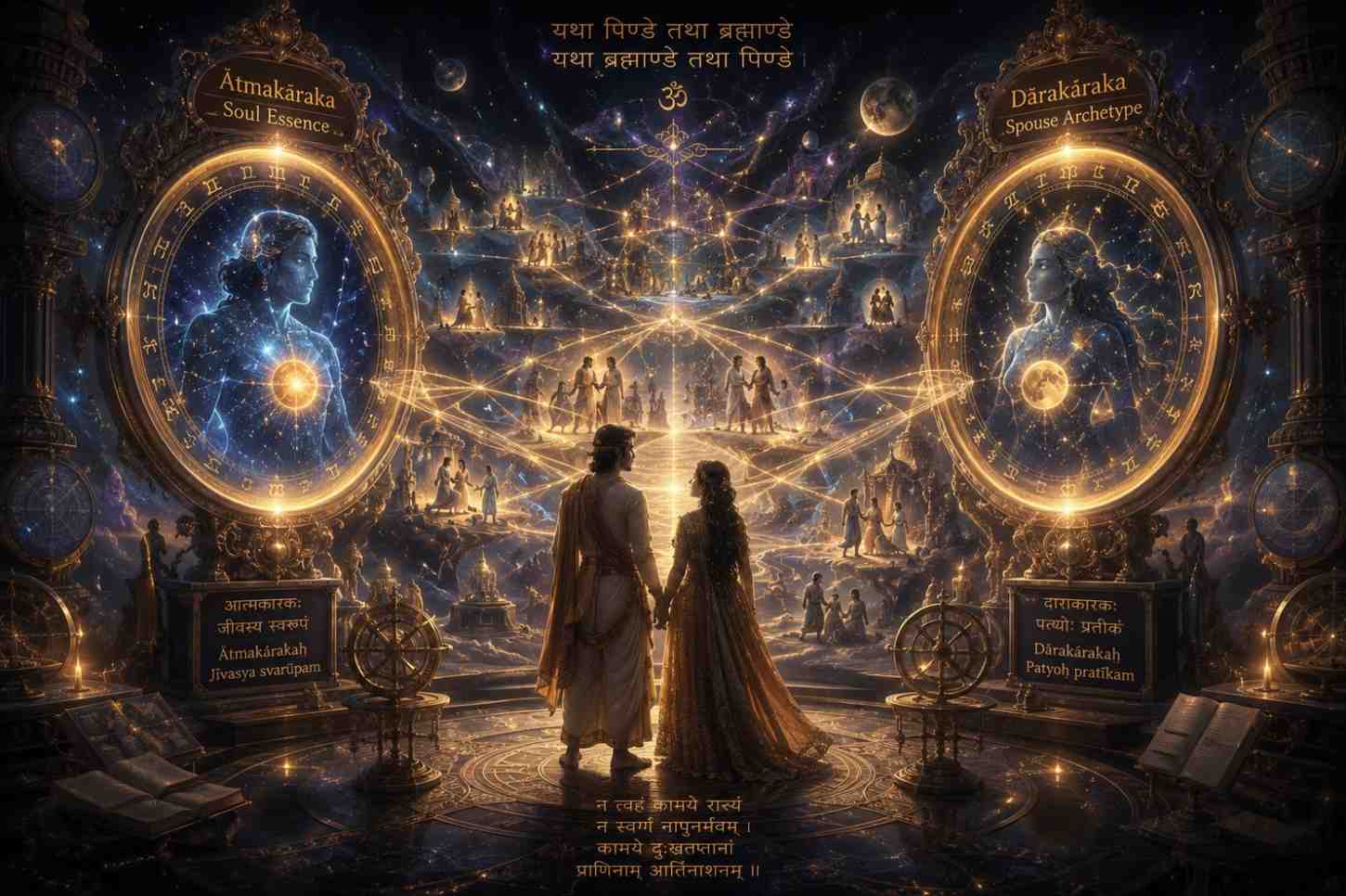 Soulmate karmic connection in Vedic astrology
