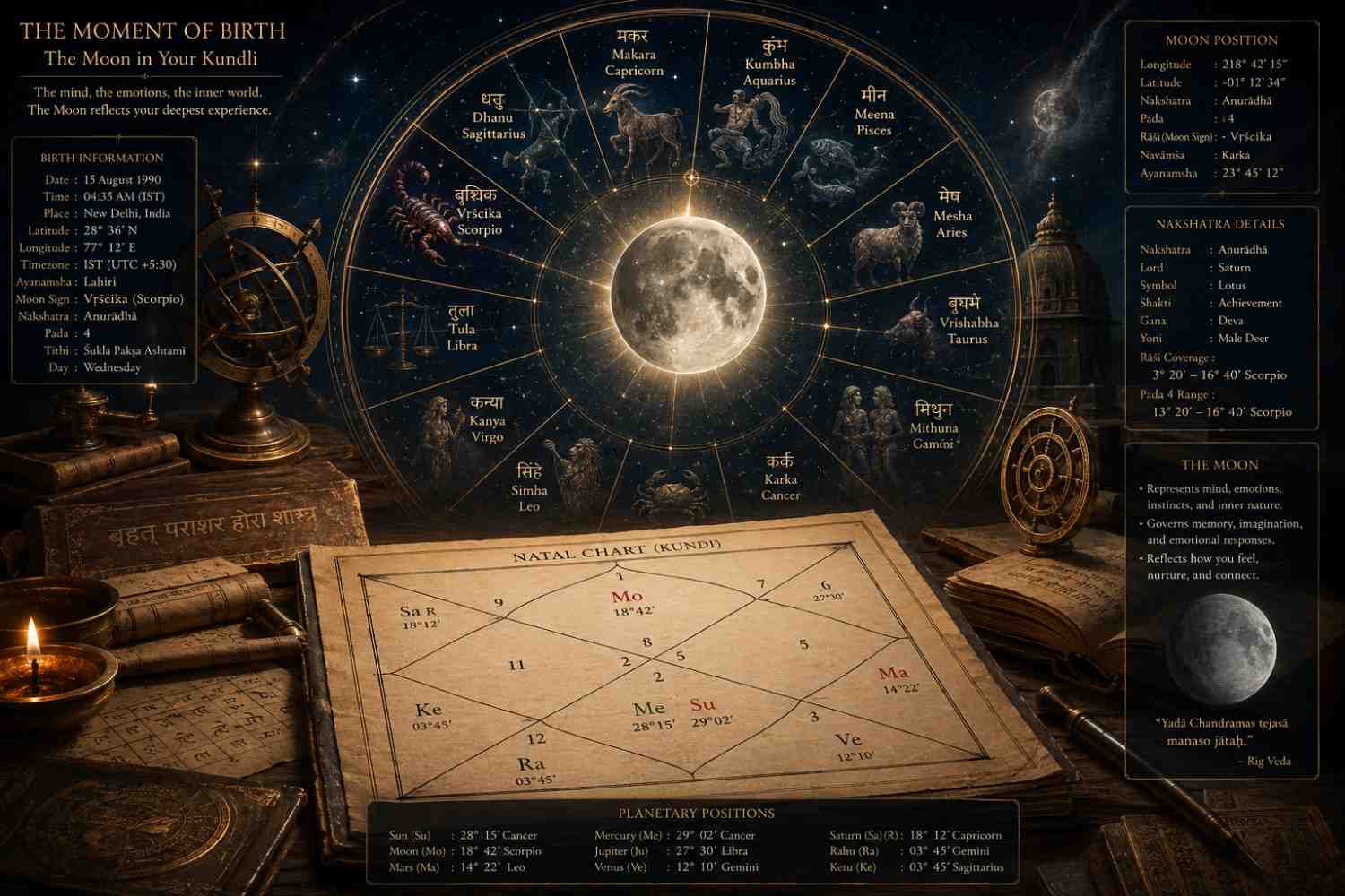 12 rashis moon signs explained