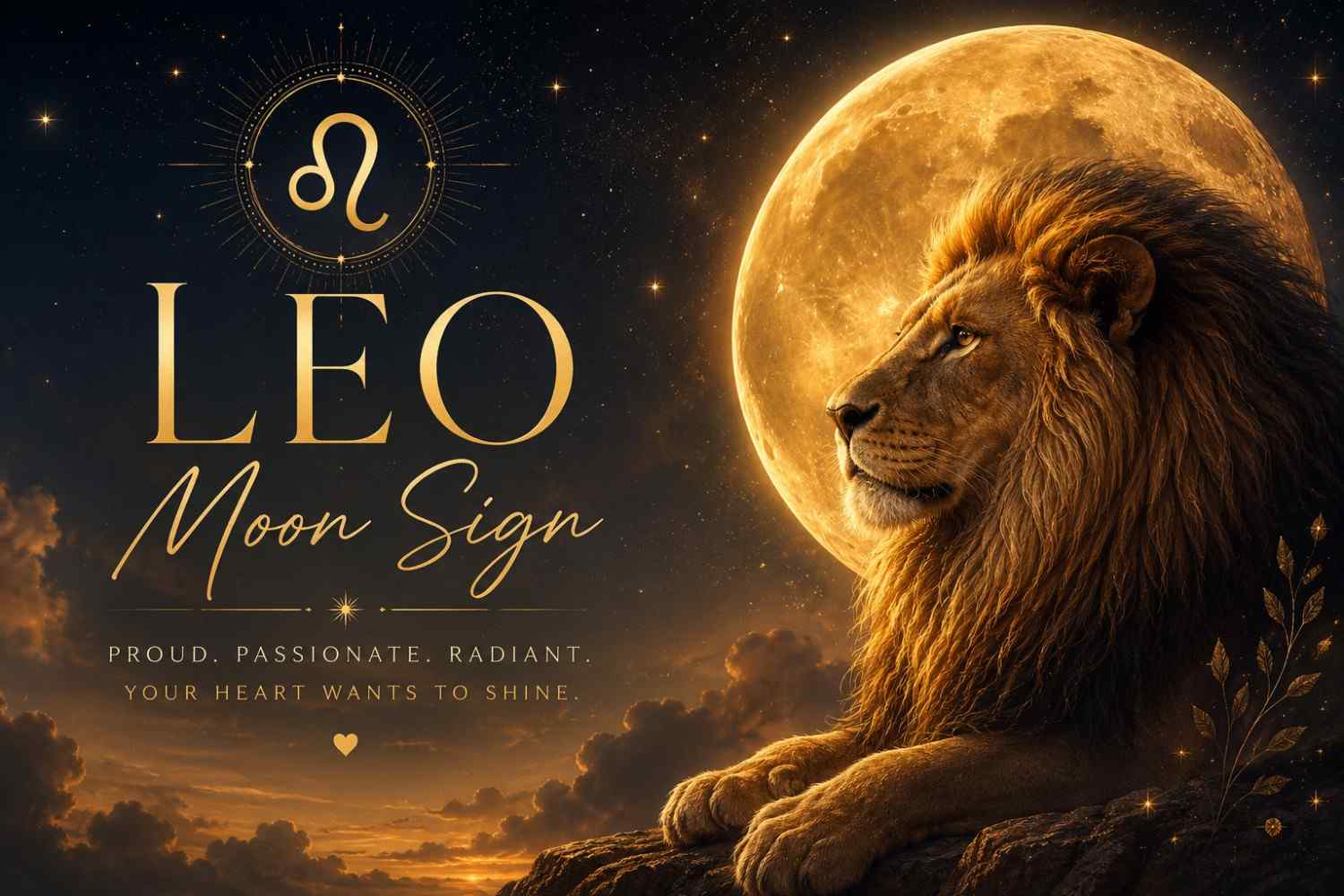 Leo Moon: Personality, Marriage, Career, Health, 2026 Transits & Remedies