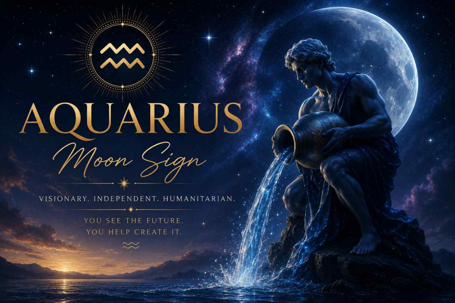 Aquarius Moon Horoscope: Marriage, Career, Health & 2026 Effects