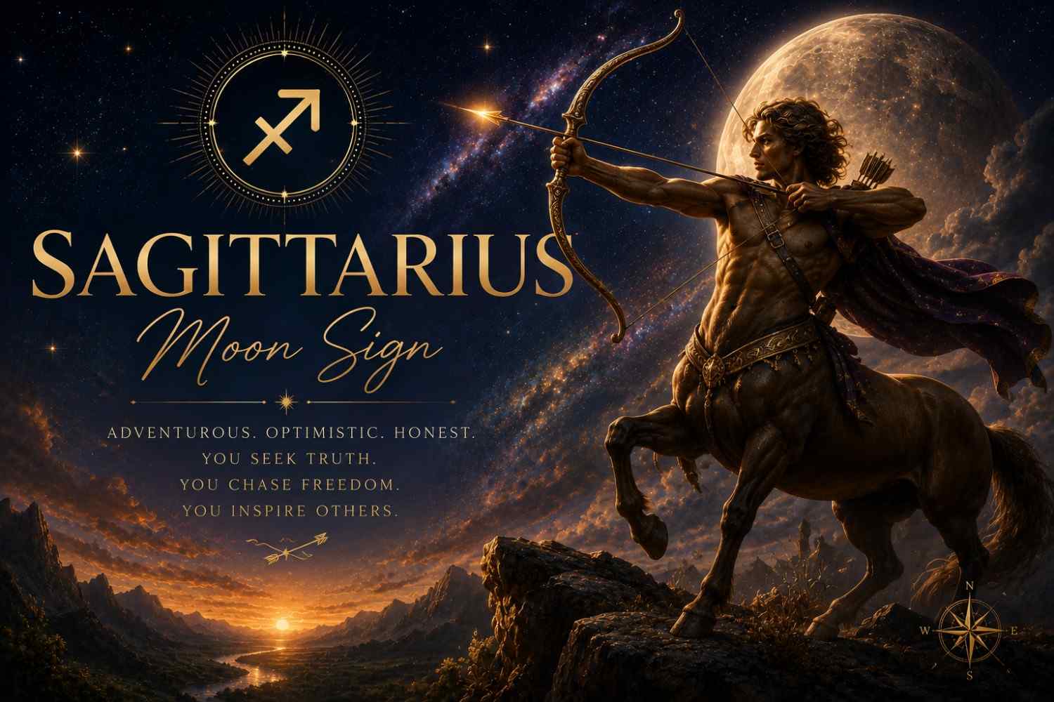 Sagittarius Moon: Personality, Marriage, Career, Health, 2026 Transits & Remedies