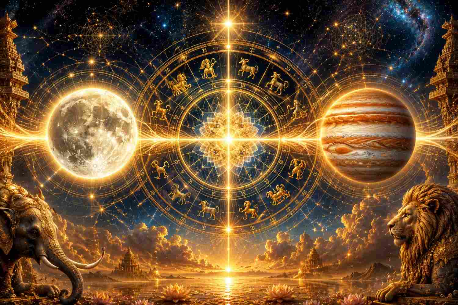 jupiter moon gajakesari yoga explained