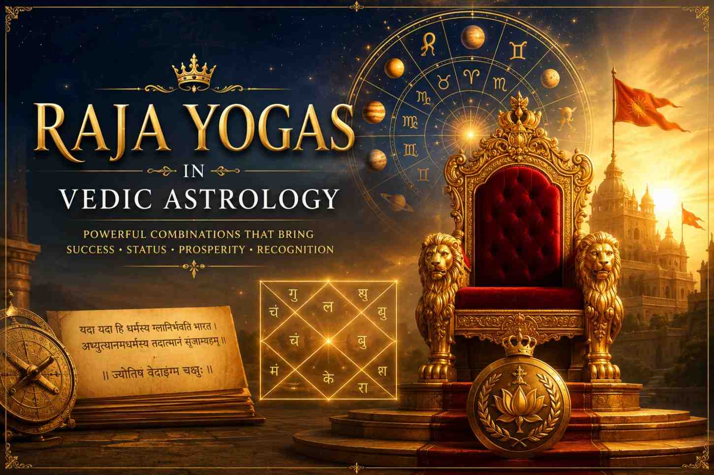 Raja Yoga in Vedic Astrology: Signs, Benefits, Activation & Myths