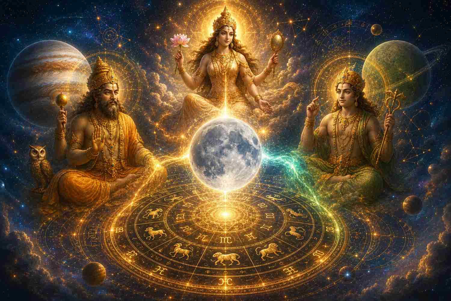 adhi yoga birth chart analysis