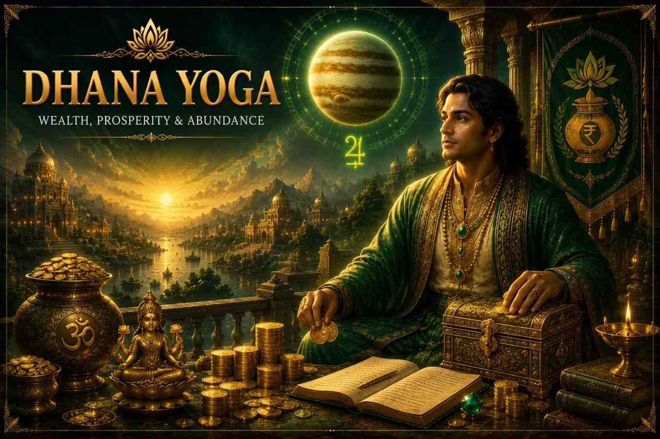 Dhana Yoga in Vedic Astrology: Meaning, Effects, Strength & Dasha