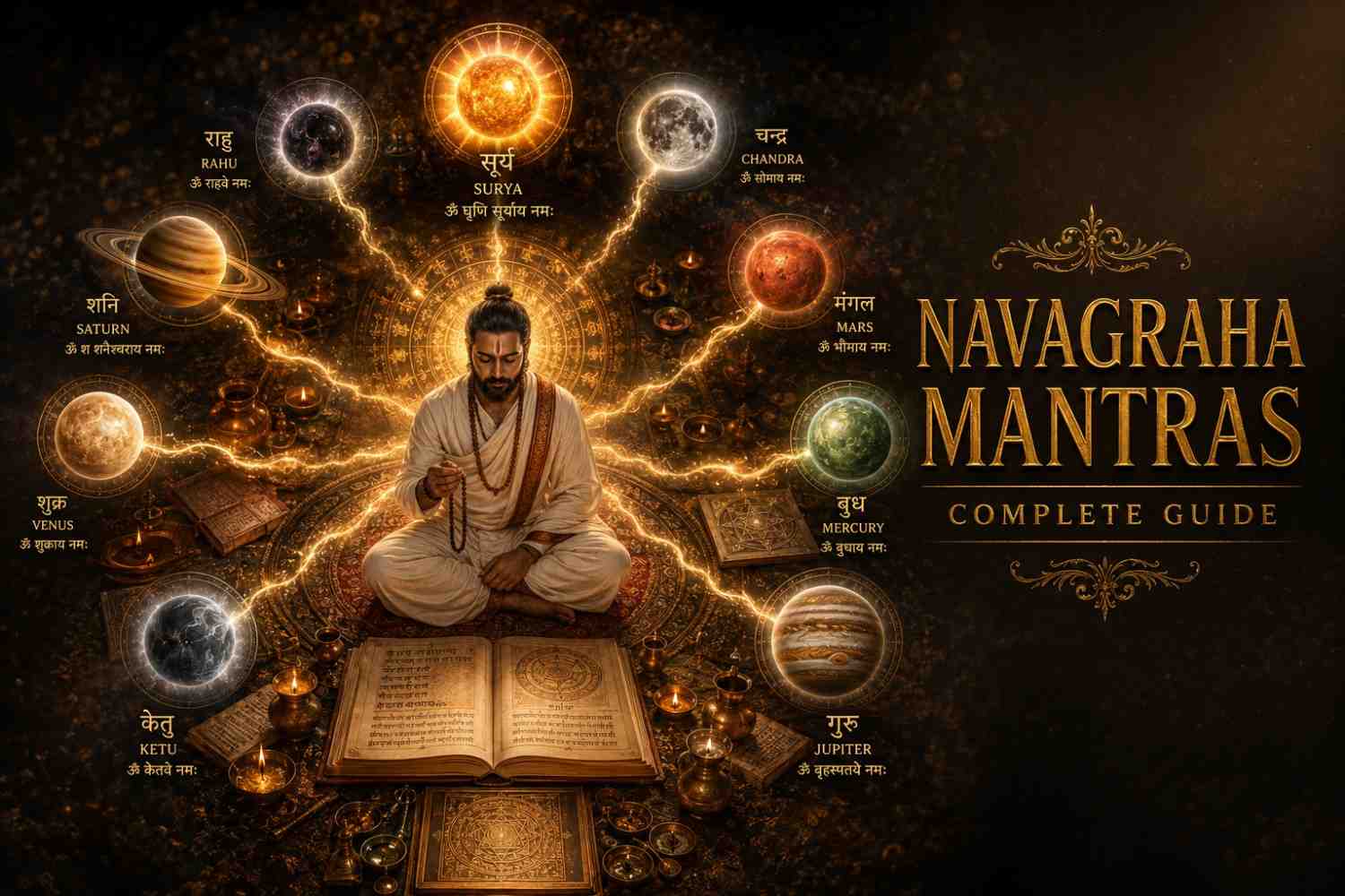Navagraha Mantras Explained: Benefits, Chanting Rules and Remedies