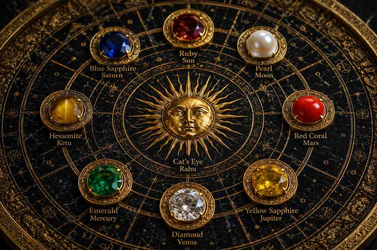 nine planetary gemstones astrology guide
