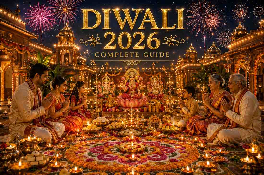 Diwali 2026: Date, Lakshmi Puja Muhurat, Rituals, Remedies & 5-Day Festival Guide
